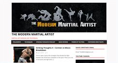 Desktop Screenshot of modernmartialartist.com